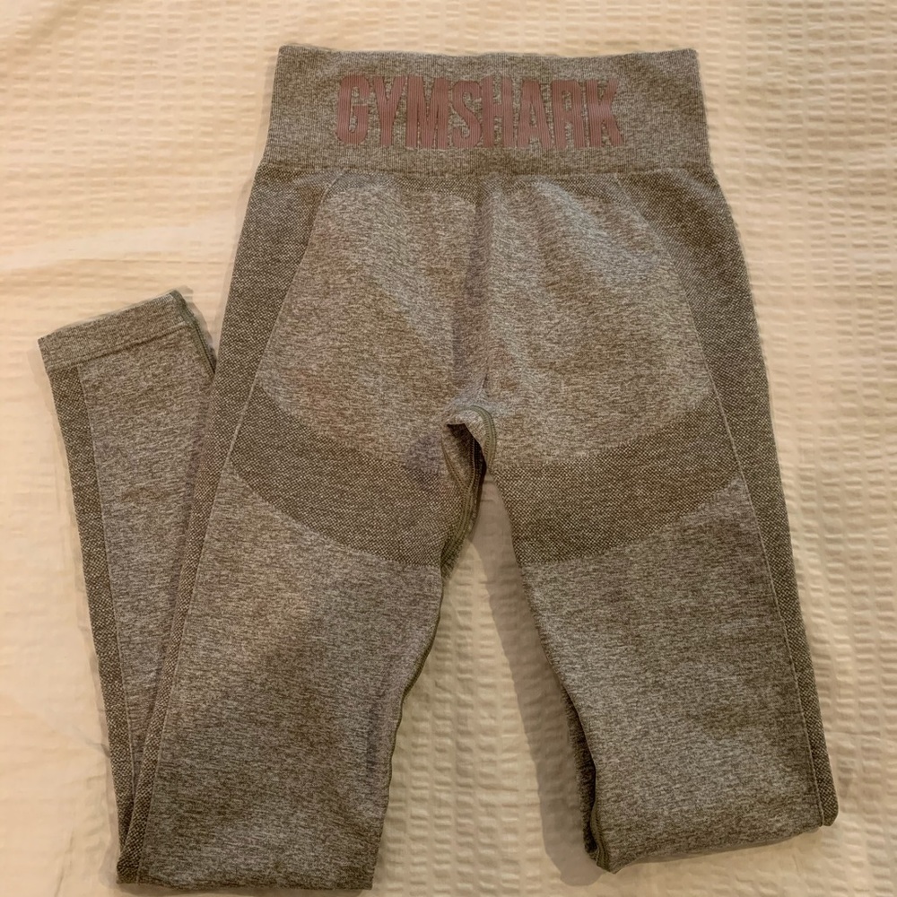 Gymshark Flex High Waisted Khaki Leggings
